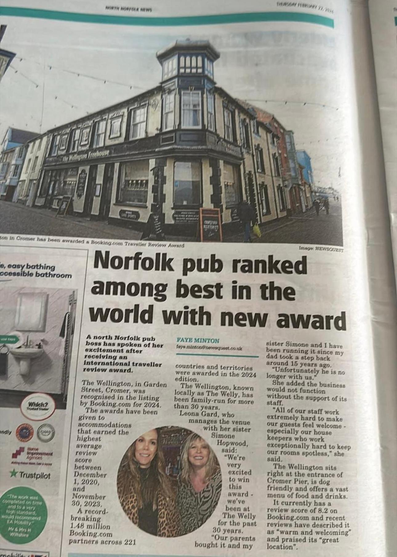 The Wellington Pub Cromer Zewnętrze zdjęcie